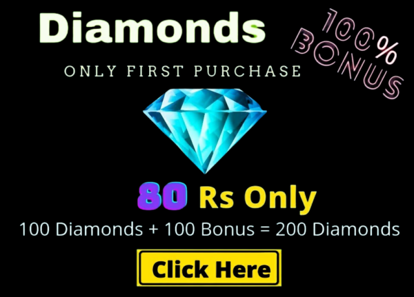 Top Up 100 Diamond + 100 Bonus = 200 💎